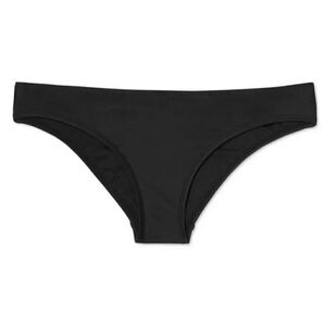 Women's New Swimsuit Hipster Bikini Bottoms In Black XL NWT